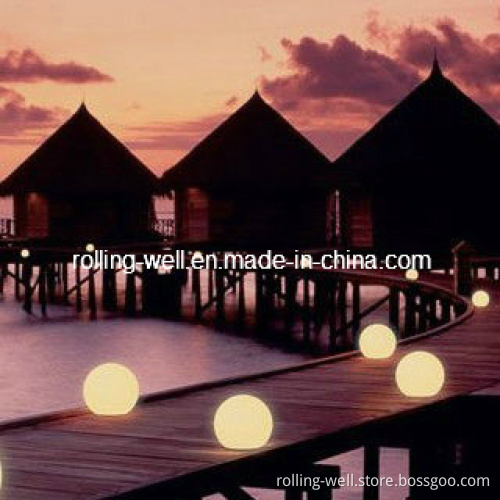 Multi Color Change RGB LED Lighting Ball, Rechargeable Battery Plastic LED Decor Ball